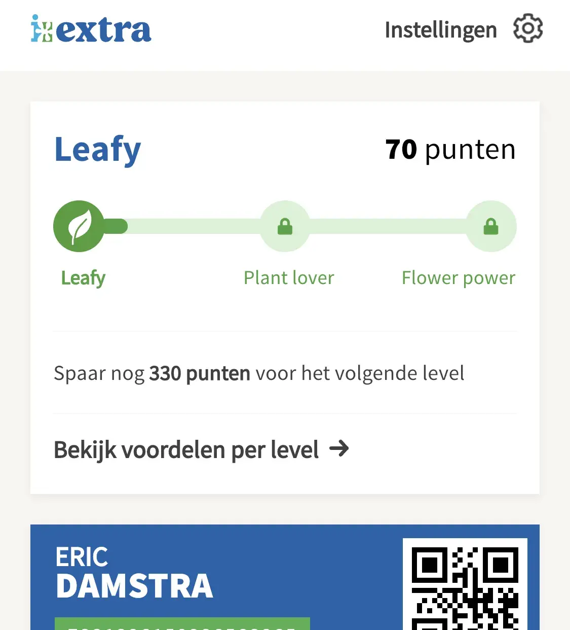Intratuin Extra App: Levels en voordelen